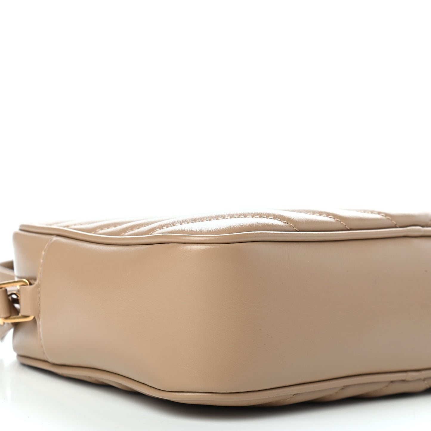 Calfskin Matelasse Monogram Lou Camera Bag Dark Latte