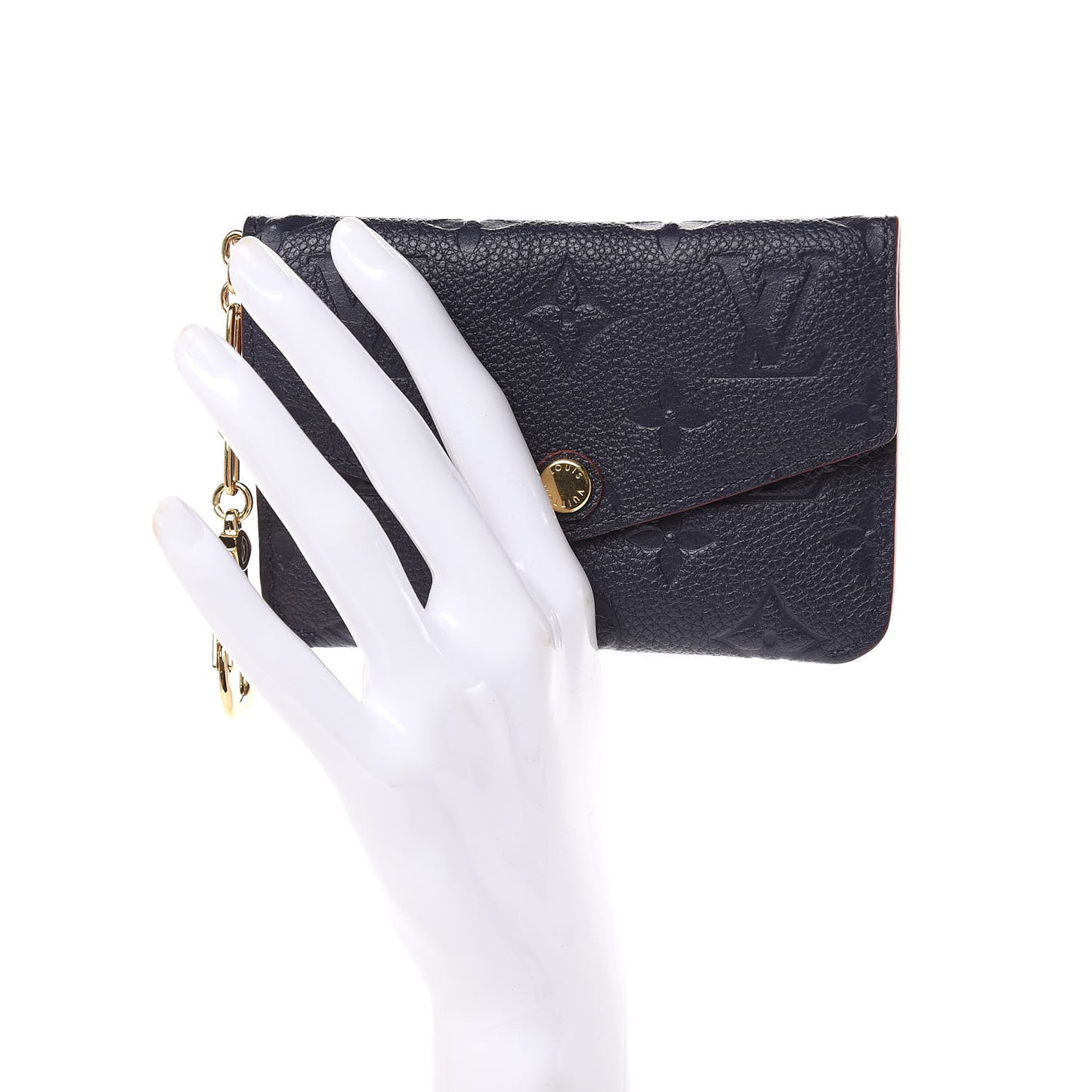Empreinte Key Pouch Marine Rouge