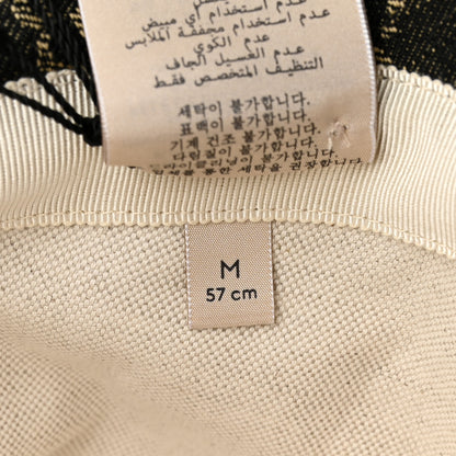 Gucci Monogram Wide Brim Hat M Black 9 of 9