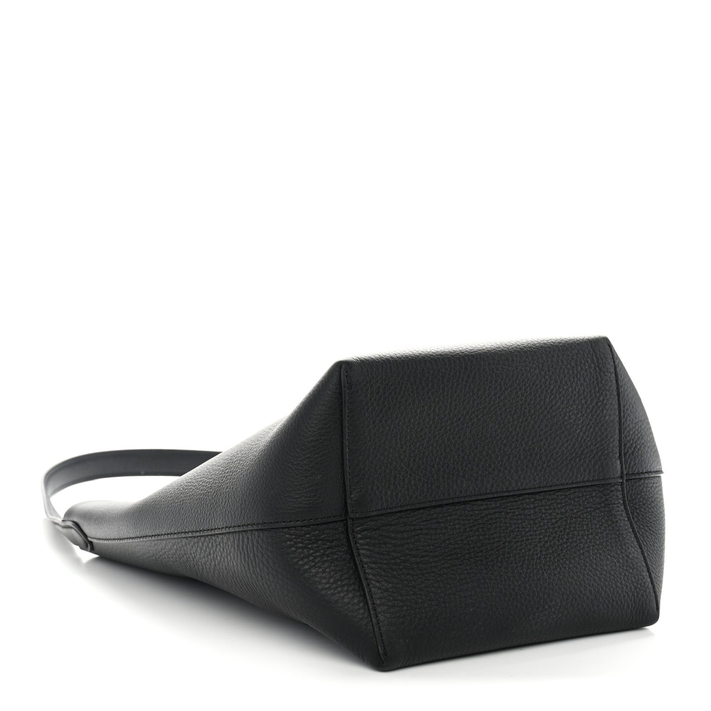 Grained Calfskin Medium N/S Park Tote Black