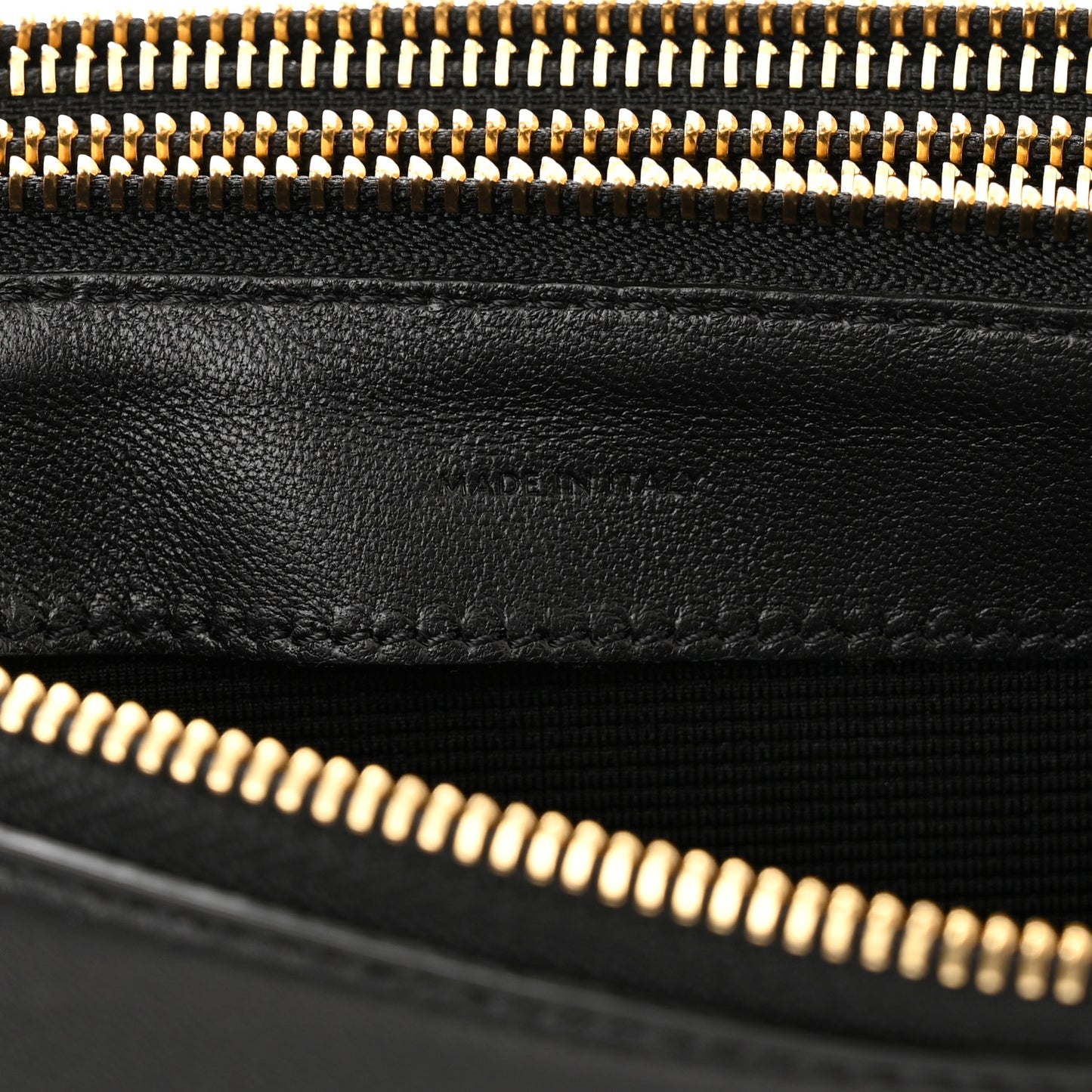 Lambskin Small Trio Crossbody Bag Black