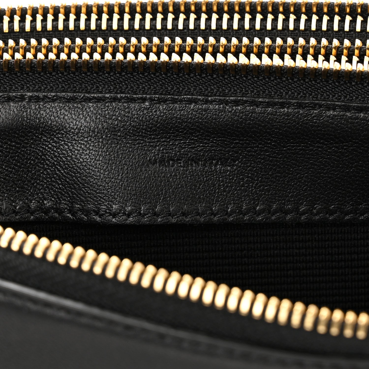 Celine Lambskin Small Trio Crossbody Bag Black 8 of 10