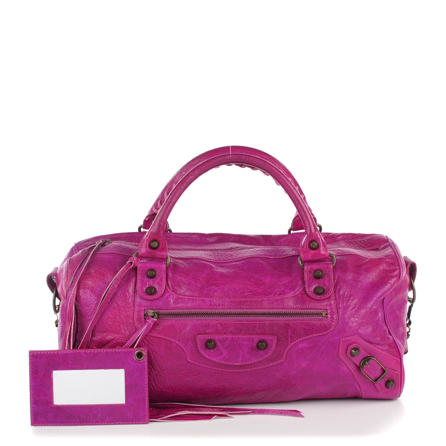 Chevre Classic Hardware Twiggy Magenta
