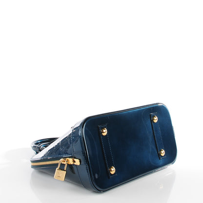 Louis Vuitton Vernis Alma PM Blue Nuit 4 of 7