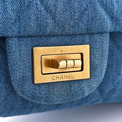 Chanel Denim Quilted 2.55 Reissue 227 Flap Blue 7 of 11