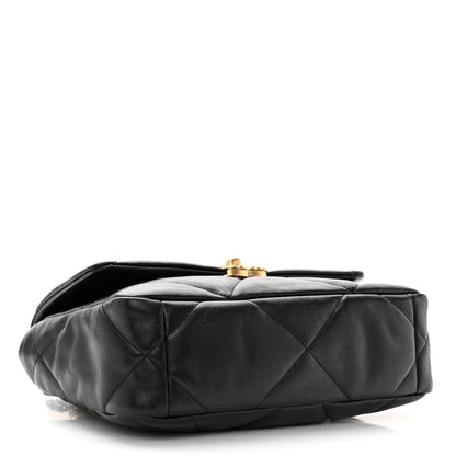 Chanel Lambskin Quilted Medium Chanel 19 Flap Black 4 of 11