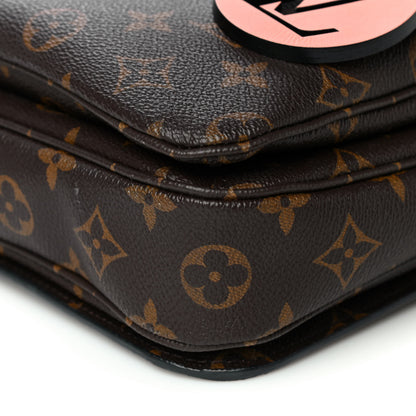 Louis Vuitton Monogram Braided Pochette Metis Coquelicot 9 of 11