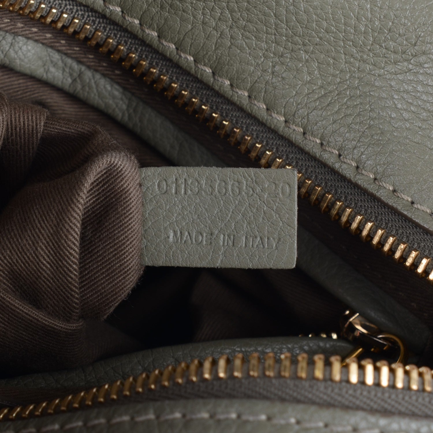 Chloe Calfskin Small Marcie Satchel Baobab Green 7 of 10
