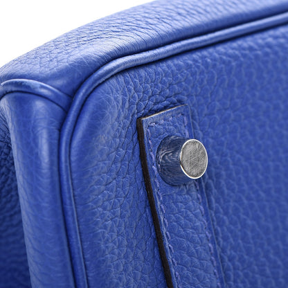 Hermes Togo Birkin 30 Bleu Electrique 22 of 30