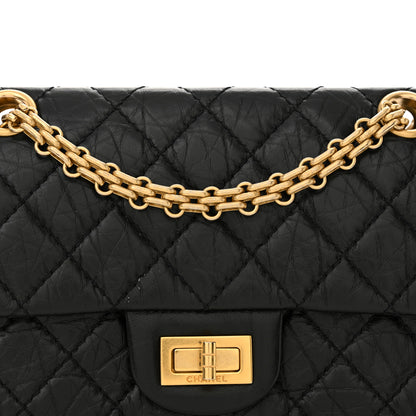 Chanel Aged Calfskin Quilted 2.55 Reissue Mini Flap Black 8 of 11
