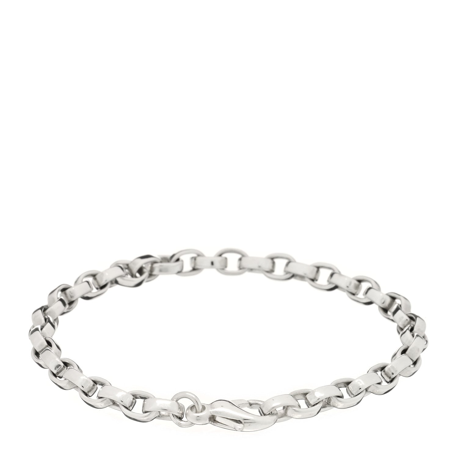 Tiffany Sterling Silver Chain Link Bracelet 2 of 4