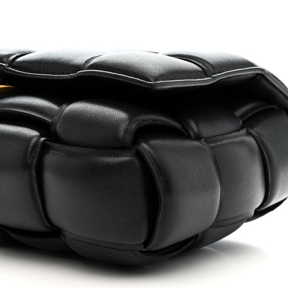 Bottega Veneta Nappa Maxi Intreccio Padded Cassette Crossbody Bag Black 9 of 10