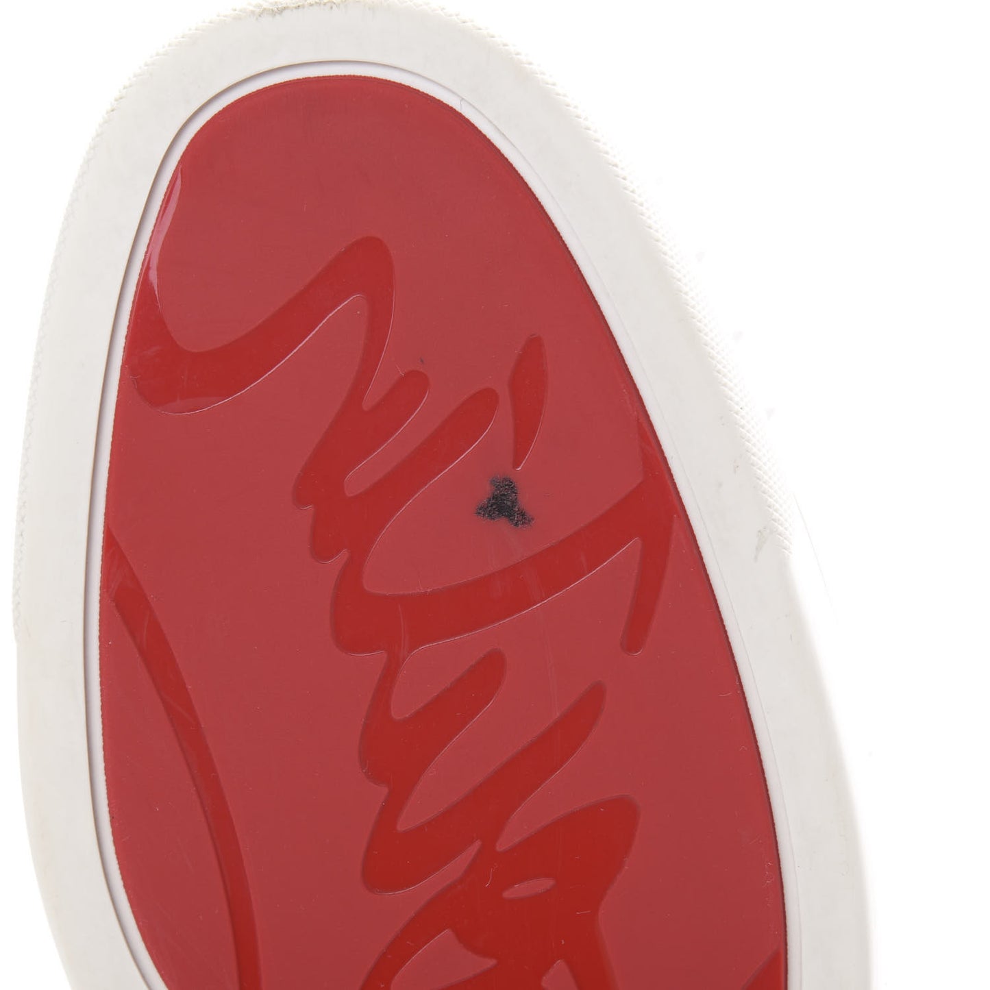 Calfskin Laminato Dino Spikes Yang Louis Flat Sneakers 44 Latte Silver