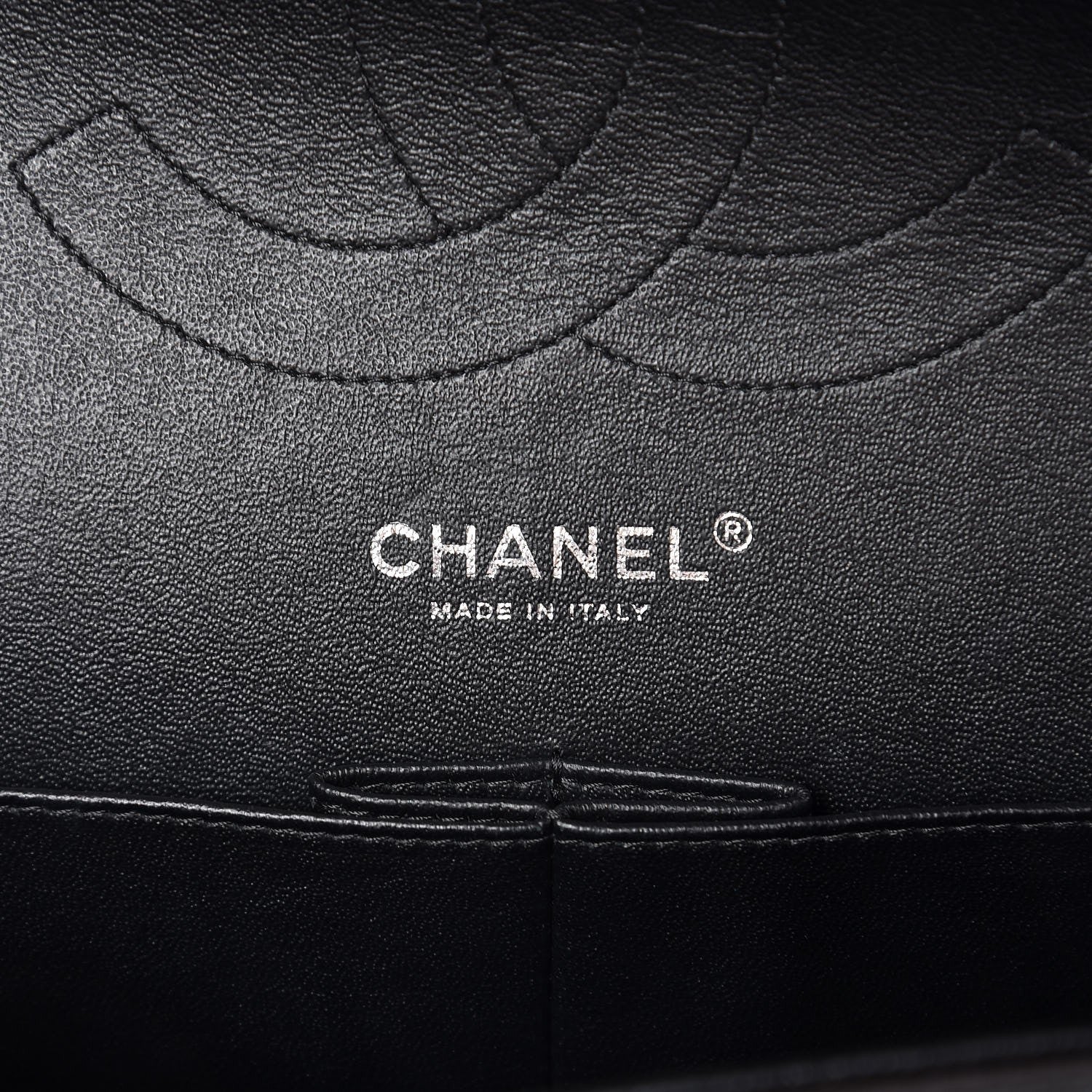 Chanel Lambskin Chevron Quilted Jumbo Double Flap So Black 7 of 9