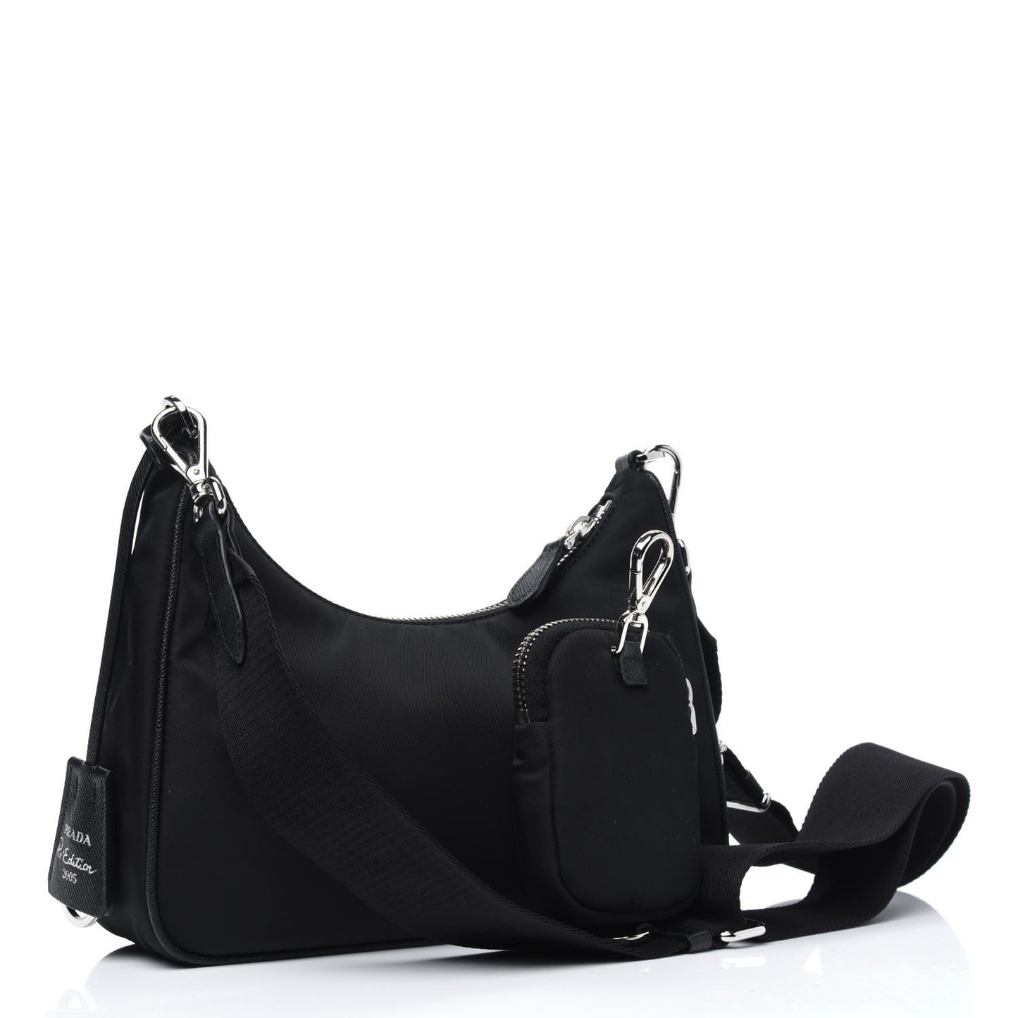Nylon Re-Edition 2005 Shoulder Bag Black