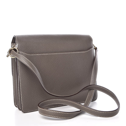 Hermes Taurillon Clemence Sac Roulis 23 Etain 3 of 9