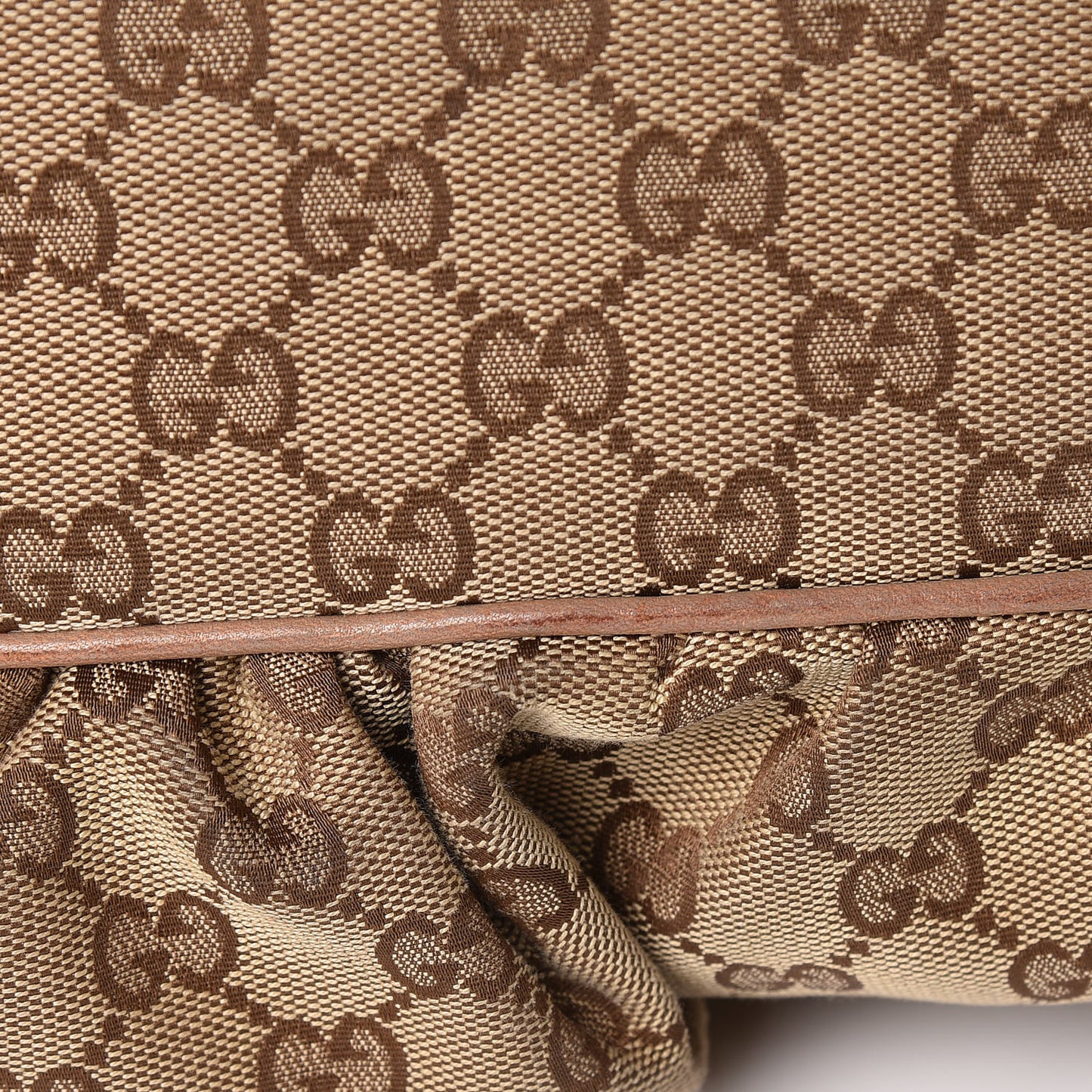 Monogram Large Jockey Hobo Beige