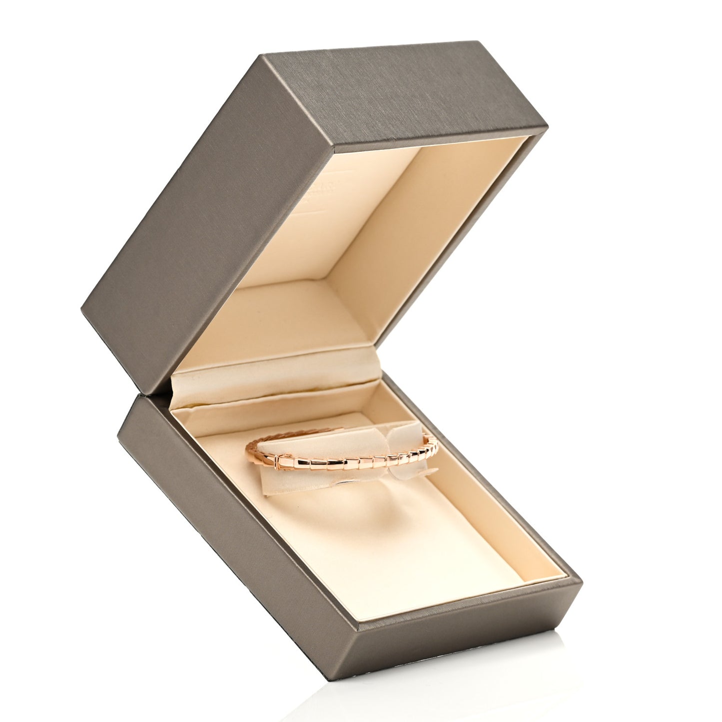 18K Rose Gold Serpenti Viper Bangle Bracelet ML
