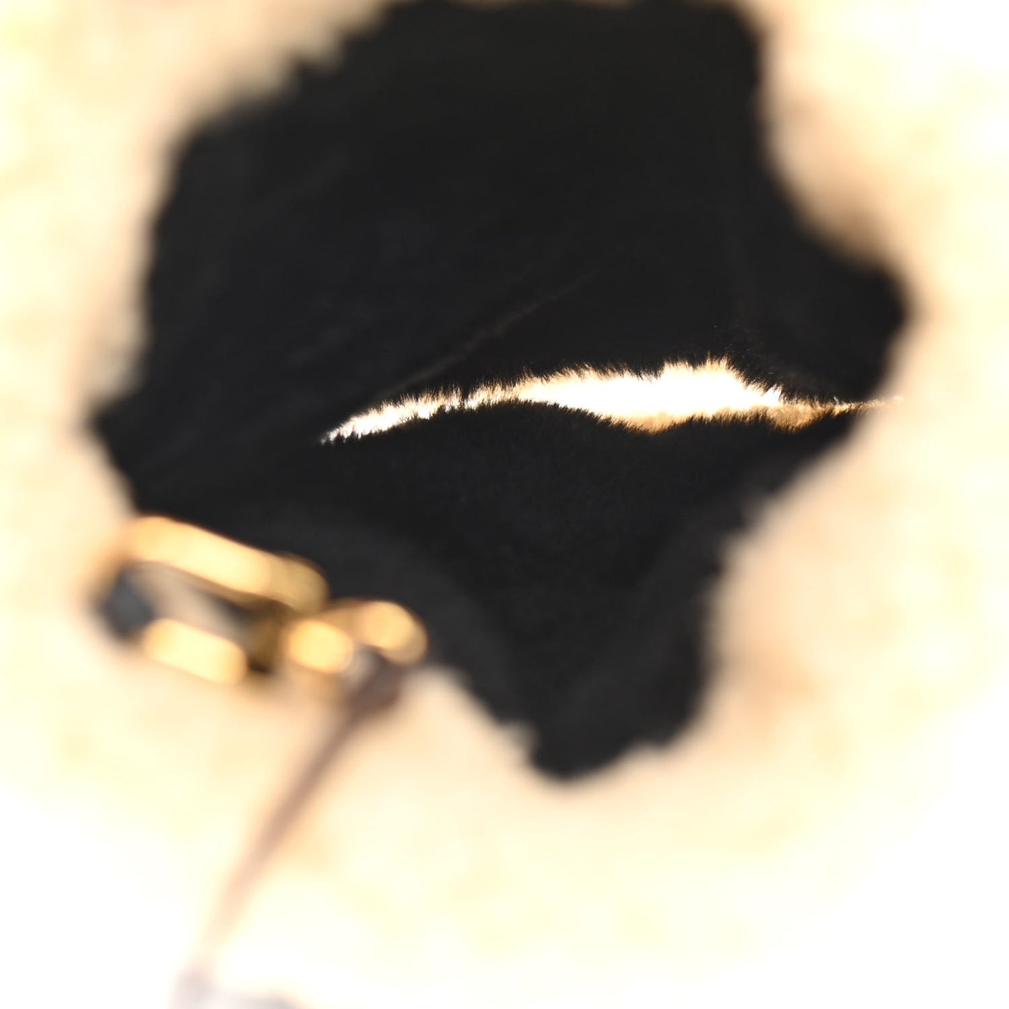 Calfskin Monogram Teddy Muffle Black