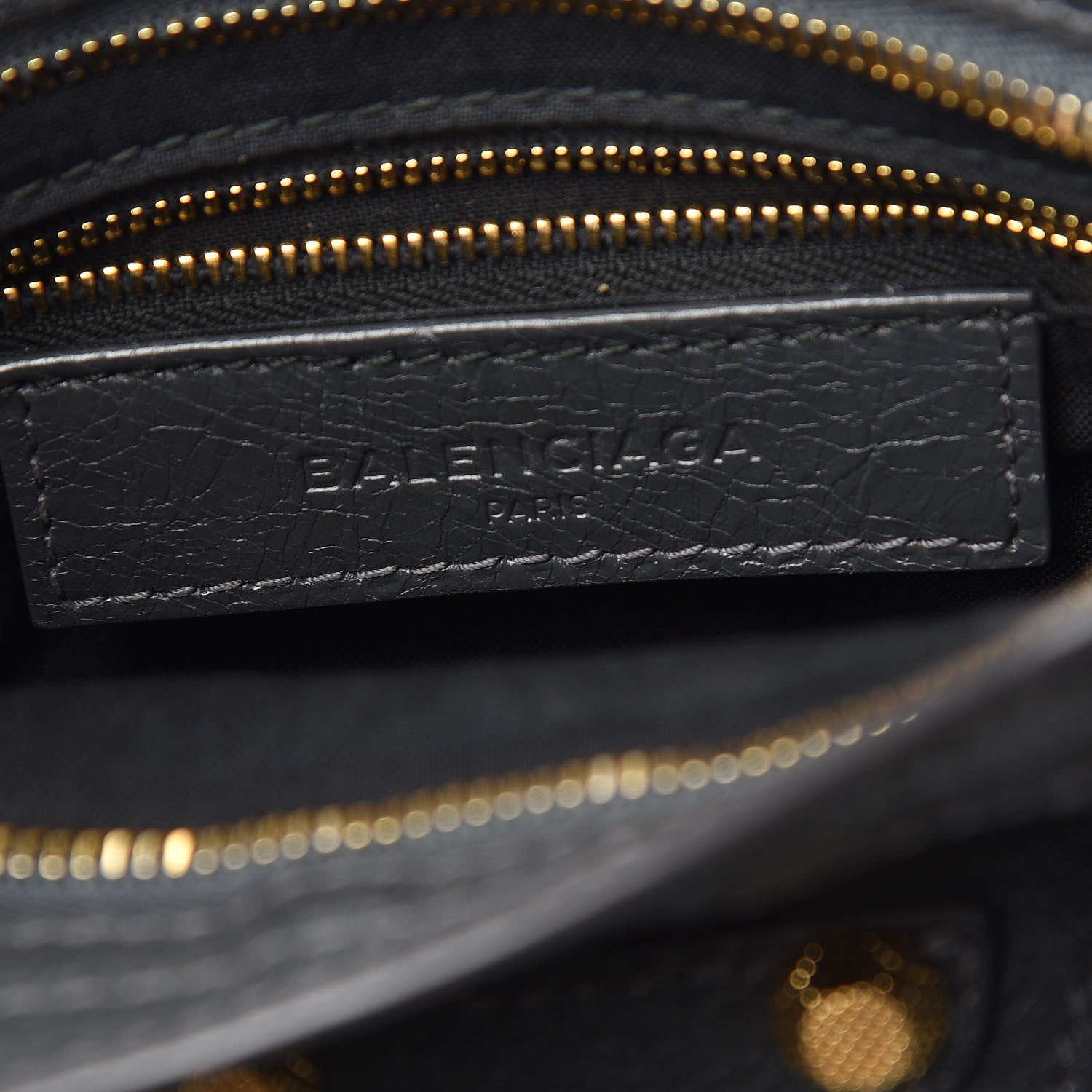 Balenciaga Agneau Giant 12 Gold Hardware Mini City Gris Fossile 5 of 9