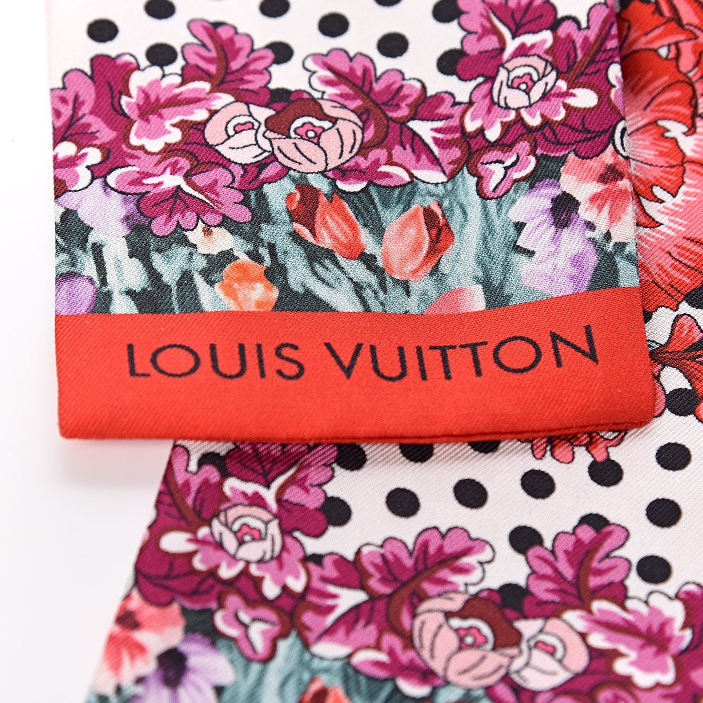 Silk Louis In The Garden Bandeau Fuchsia