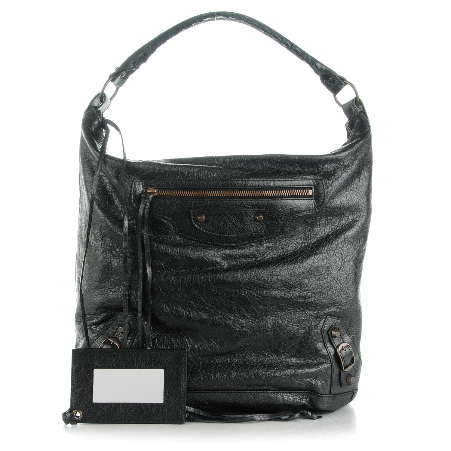 Balenciaga Agneau Classic Hardware Day Hobo Black 1 of 8