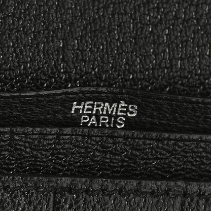 Hermes Chevre Mysore Bearn Tri-Fold Wallet Black 6 of 7