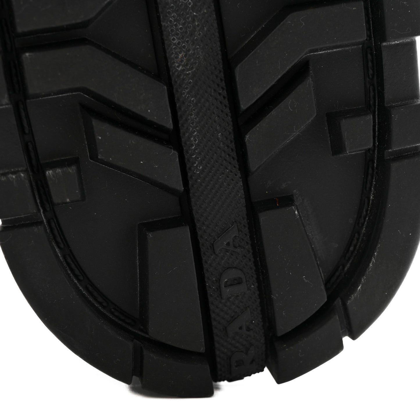 Nylon Gabardin Metal Triangle Logo Padded Moon Boots 39.5 Black