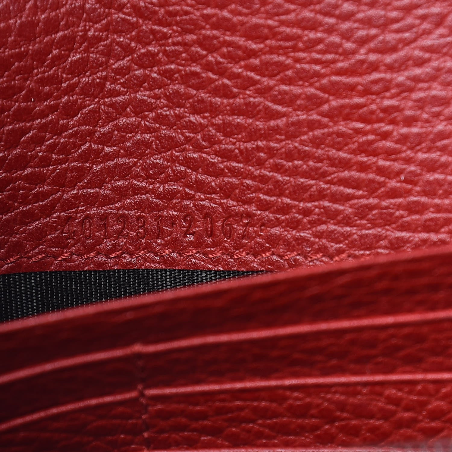 Gucci Calfskin Mini Dionysus Chain Wallet Hibiscus Red 9 of 13