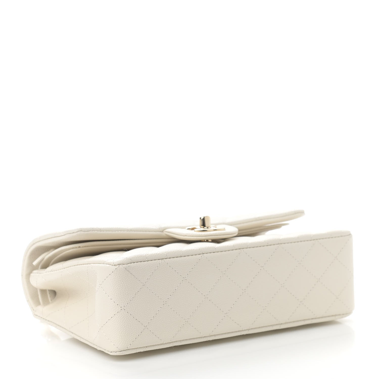 Chanel Caviar Quilted Small Double Flap White 4 of 13