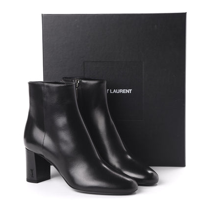 Saint Laurent Nappa Loulou Ankle Zip Boot 36.5 Black 9 of 9