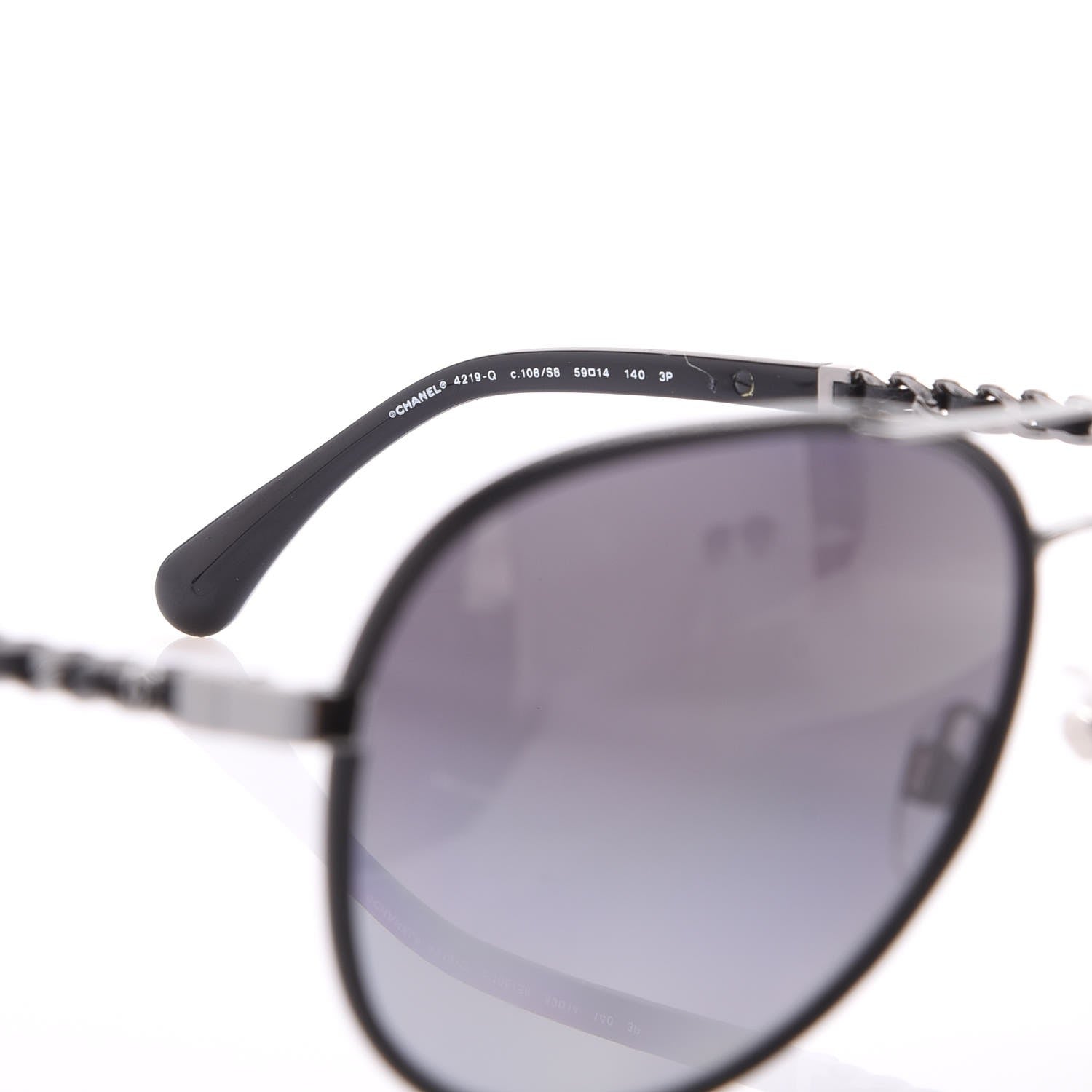 Chanel Polarized Pilot Winter Sunglasses 4219-Q Grey 6 of 8