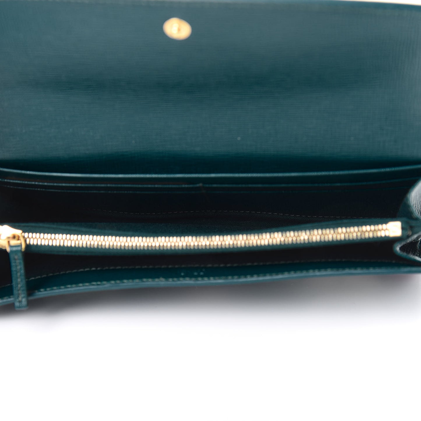 Vitello Crystal Tooth Monster Continental Wallet Oceano Multicolor