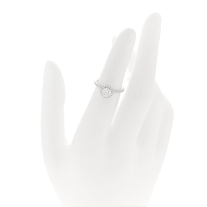 Harry Winston Platinum Diamond .57ct The One Round Brilliant Micropave Engagement Ring 47 4 2 of 6