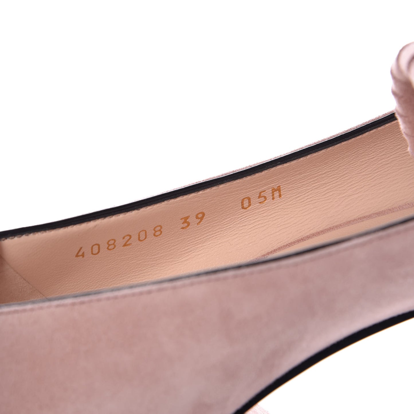 Kid Scamosciato GG Marmont Fringe 50mm Loafer Pumps 39 Crystal Pink