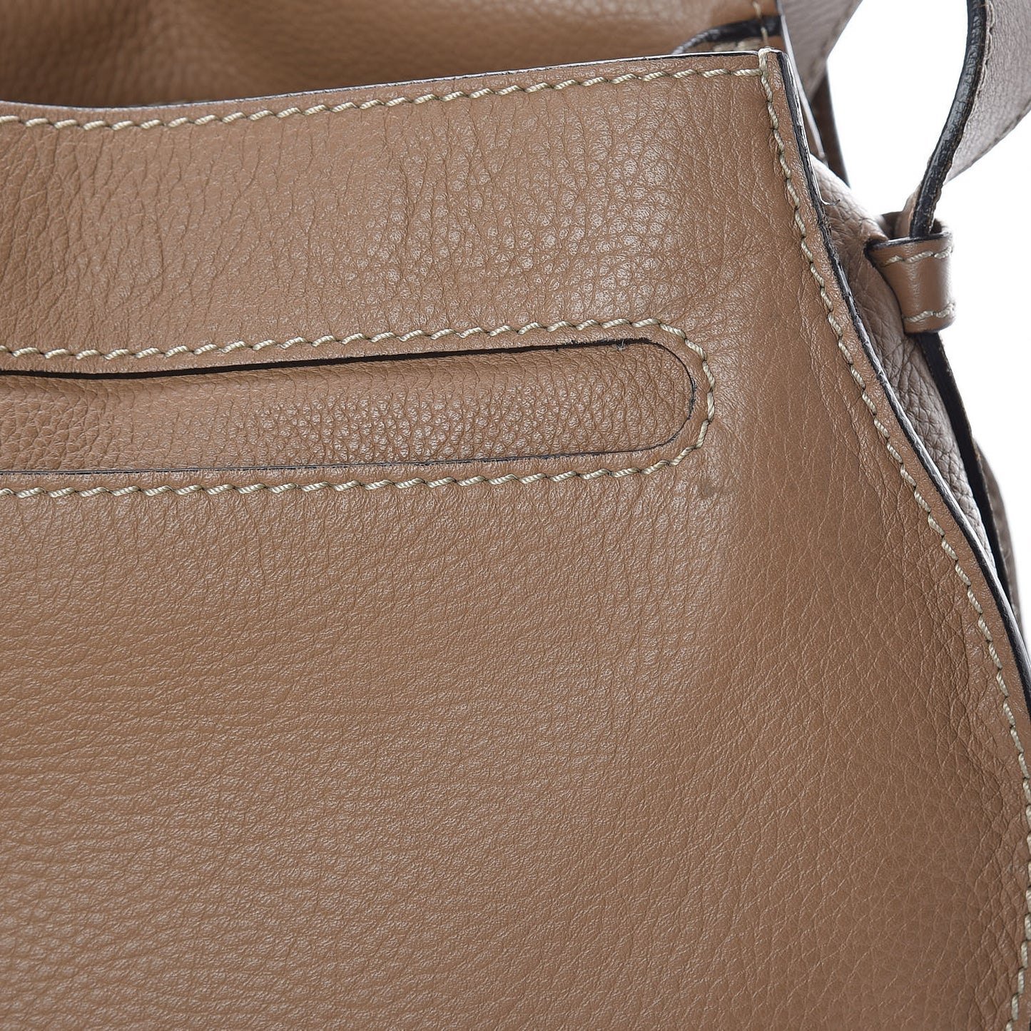 Calfskin Medium Marcie Round Crossbody Bag Nut