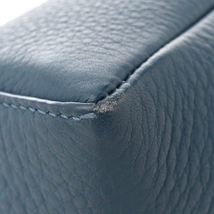 Loro Piana Grained Calfskin L19 Extra Pocket Pouch Cloud Sky 12 of 15