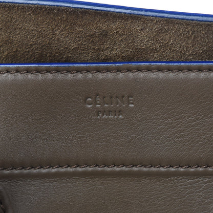 Celine Supple Calfskin Medium Phantom Luggage Grey Blue 8 of 12