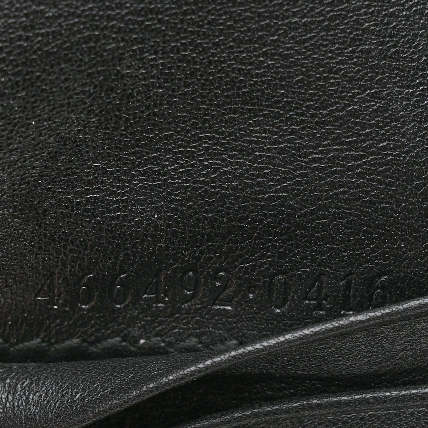 Gucci Calfskin Matelasse GG Marmont Card Case Wallet Black 6 of 10