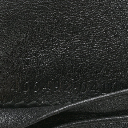 Gucci Calfskin Matelasse GG Marmont Card Case Wallet Black 6 of 10