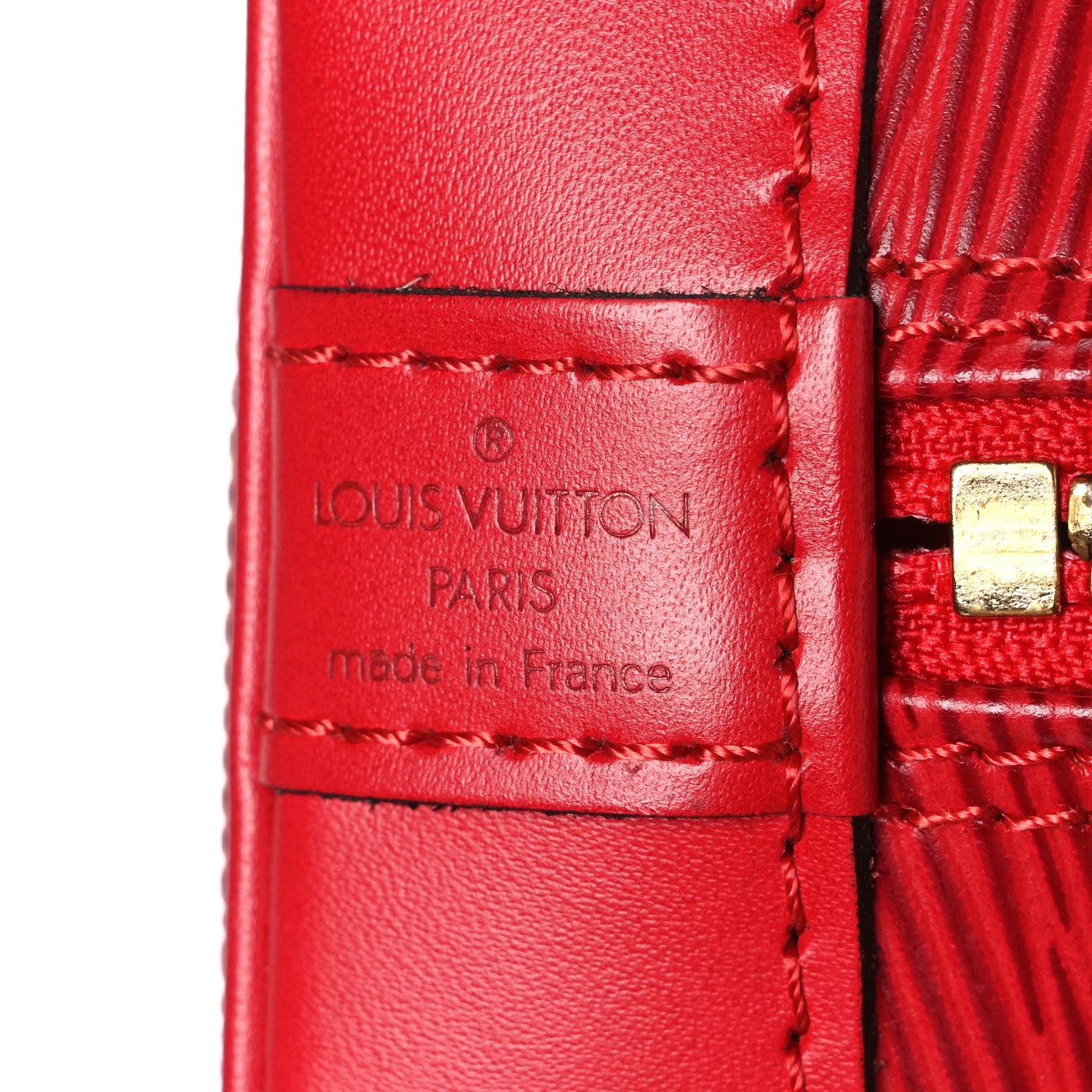 Louis Vuitton Epi Alma PM Castillan Red 5 of 9