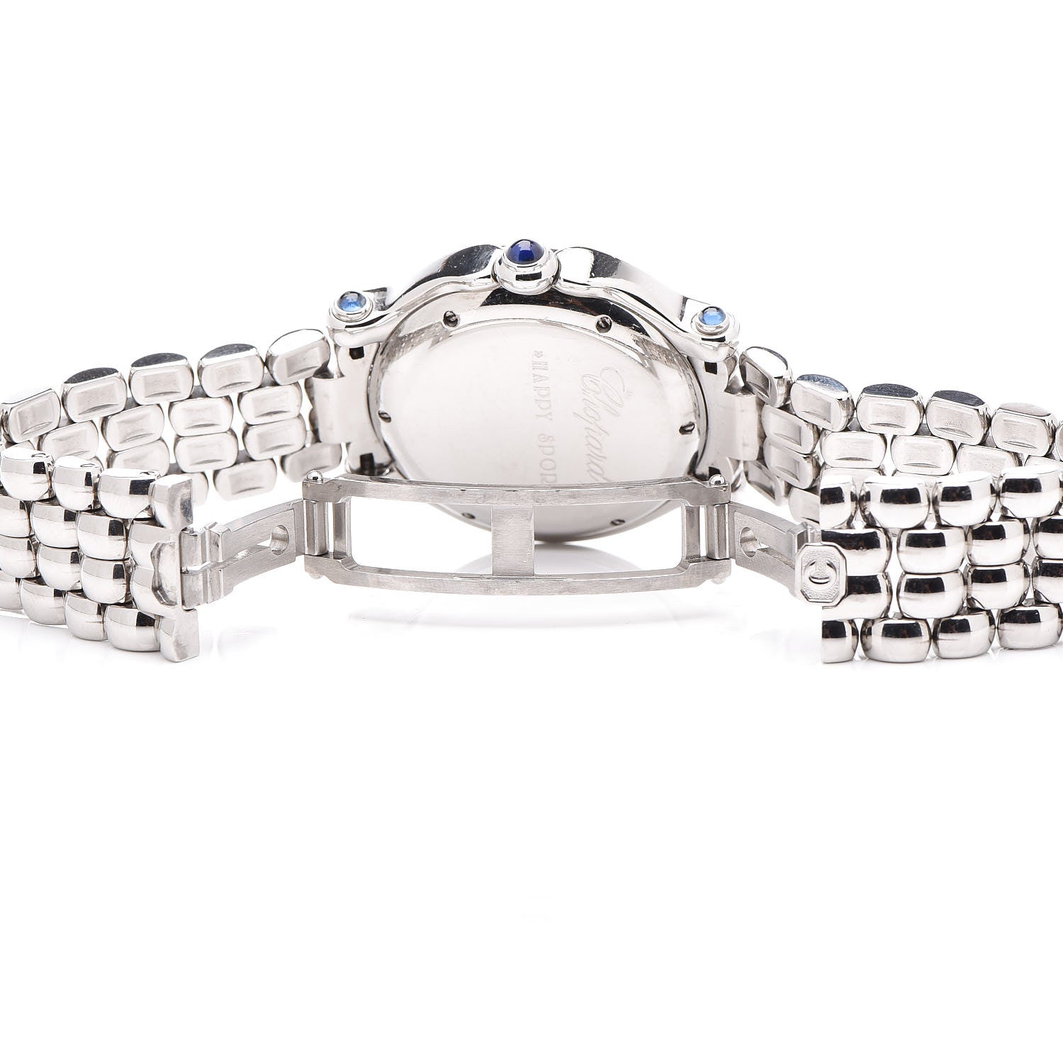 Chopard Stainless Steel Diamond Pave Bezel 32mm Happy Sport Quartz Watch 6 of 7