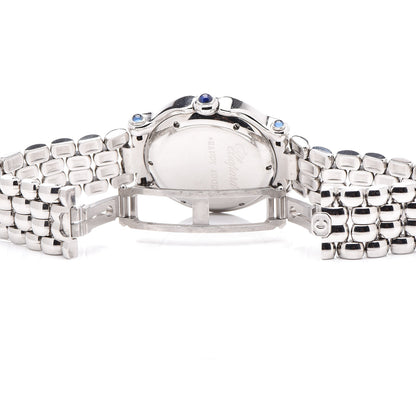 Chopard Stainless Steel Diamond Pave Bezel 32mm Happy Sport Quartz Watch 6 of 7