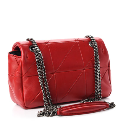 Saint Laurent Lambskin Patchwork Monogram Small Jamie Red 3 of 11