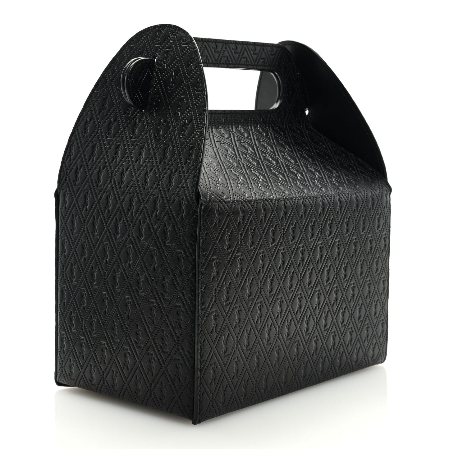 Calfskin Monogram Take Away Box Black