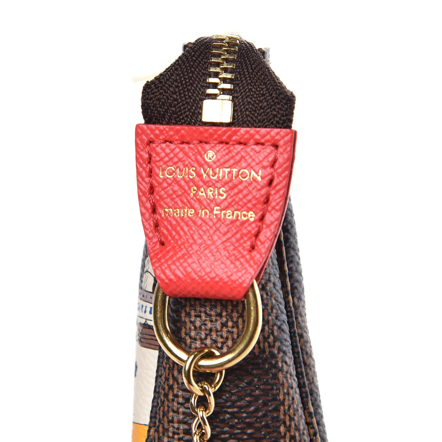 Damier Ebene 2016 Christmas Animation Mini Pochette Accessories