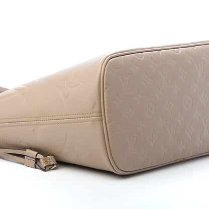 Louis Vuitton Empreinte Monogram Giant Neverfull MM Tourterelle 8 of 9