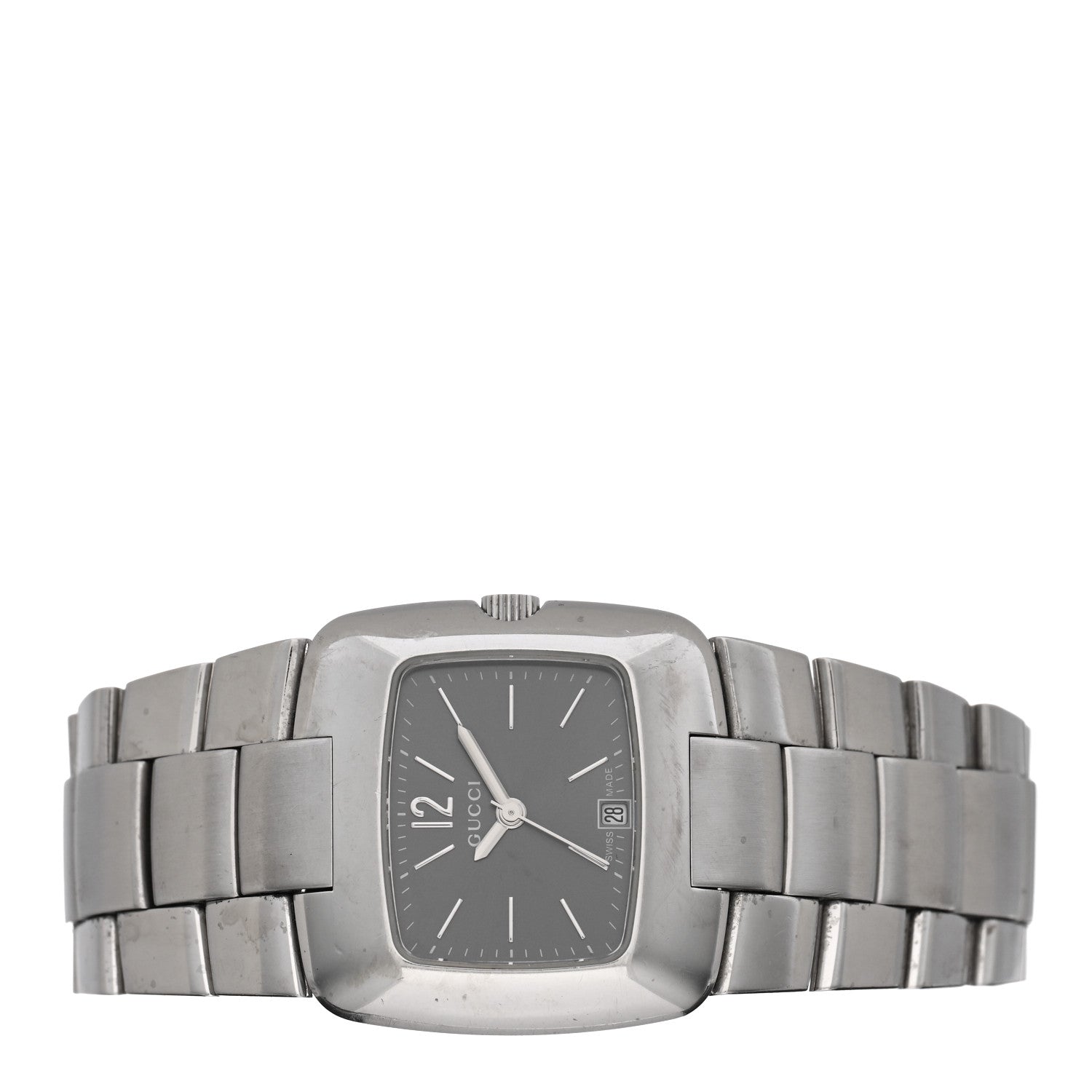 Gucci Stainless Steel 29mm 8500L Quartz Watch Grey 2 of 4
