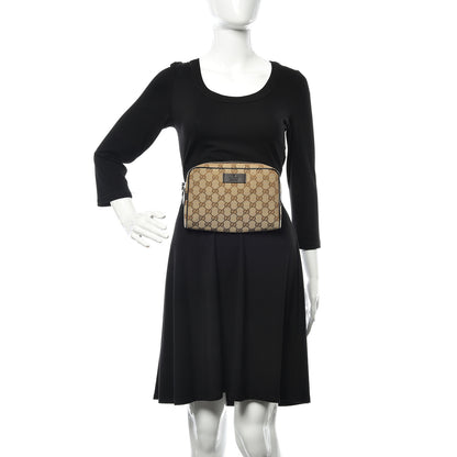 Gucci Monogram Belt Bag Dark Brown 2 of 10