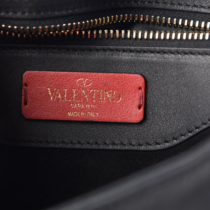 Valentino Garavani Smooth Calfskin Bloomy Crossbody Bag Black 7 of 11
